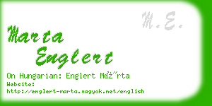 marta englert business card